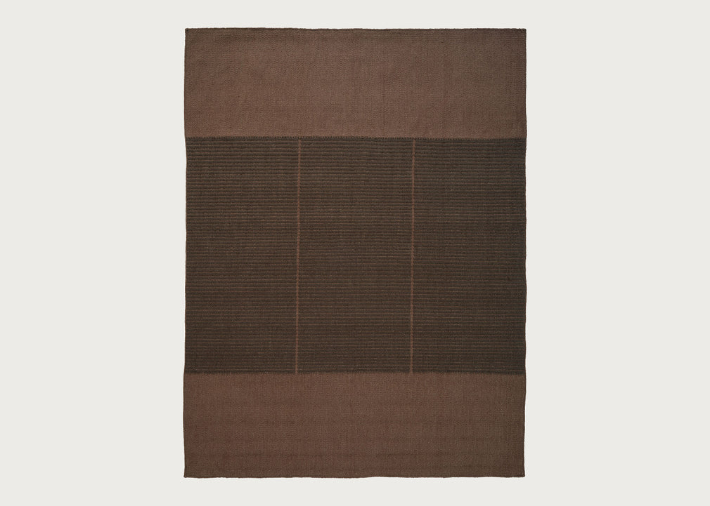 Poetic Grid Rug Umber