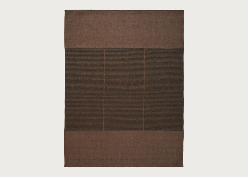 Poetic Grid Rug Umber
