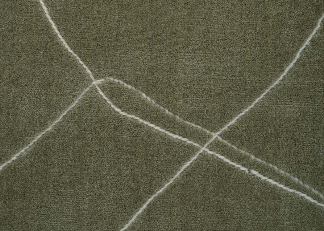 Pulse Voltage Rug Green
