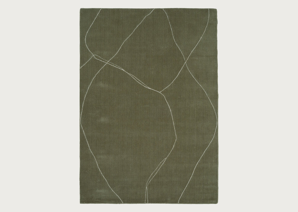 Pulse Voltage Rug Green