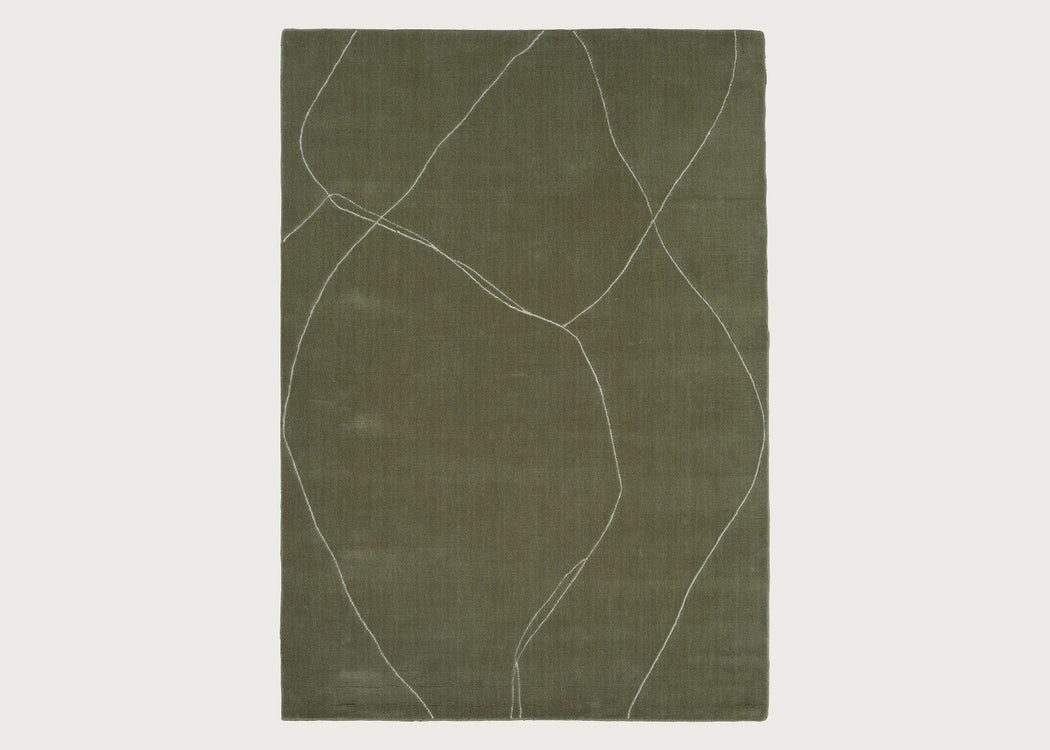 Pulse Voltage Rug Green