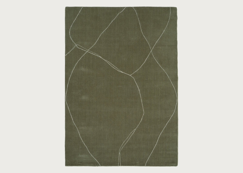 Pulse Voltage Rug Green