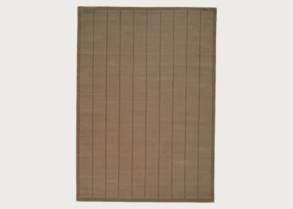 Woven Tatami Rug Mustard