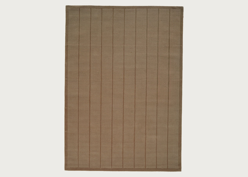 Woven Tatami Rug Mustard