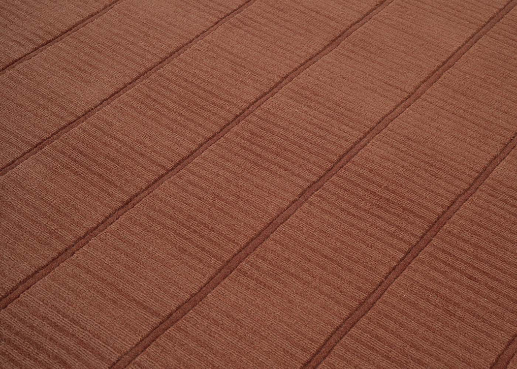 Woven Tatami Rug Rust