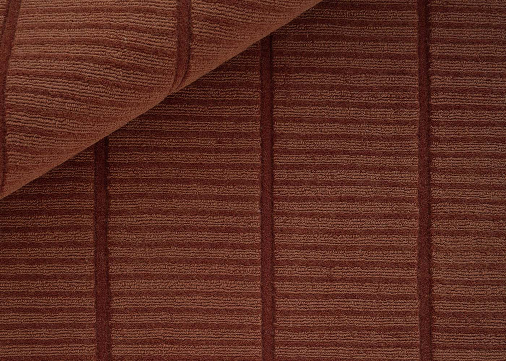 Woven Tatami Rug Rust