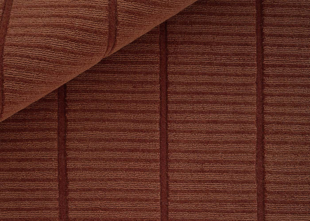 Woven Tatami Rug Rust