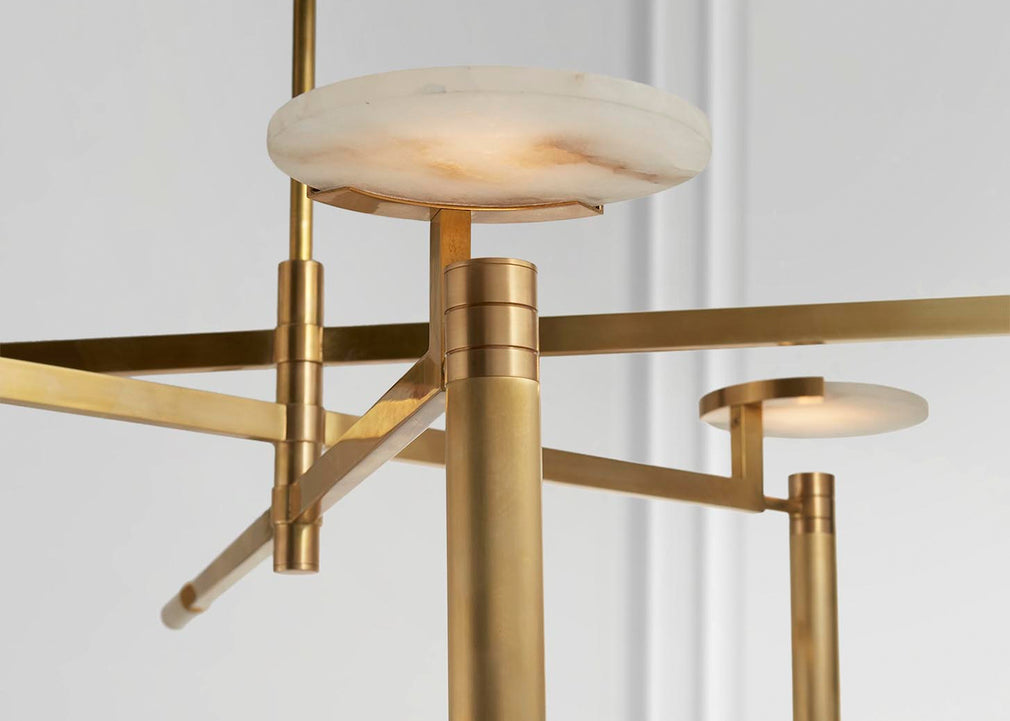 Melange LED Large Floating Disc Chandelier