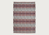 Offset Rug Burgundy