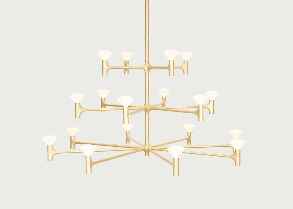 Root 3 Tier Chandelier