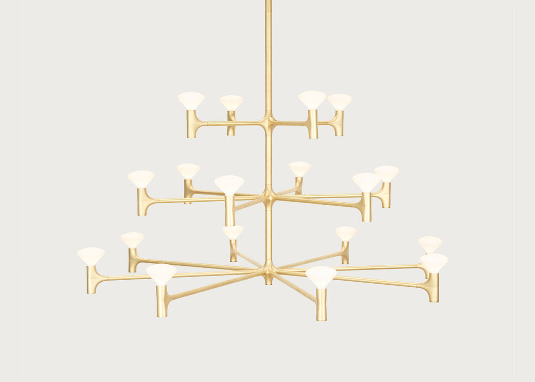 Root 3 Tier Chandelier