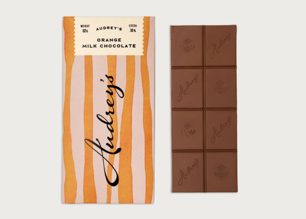 Audrey's Milk Orange Chocolate Bar