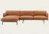Outline Corner Chaise Sofa Left Hand Facing