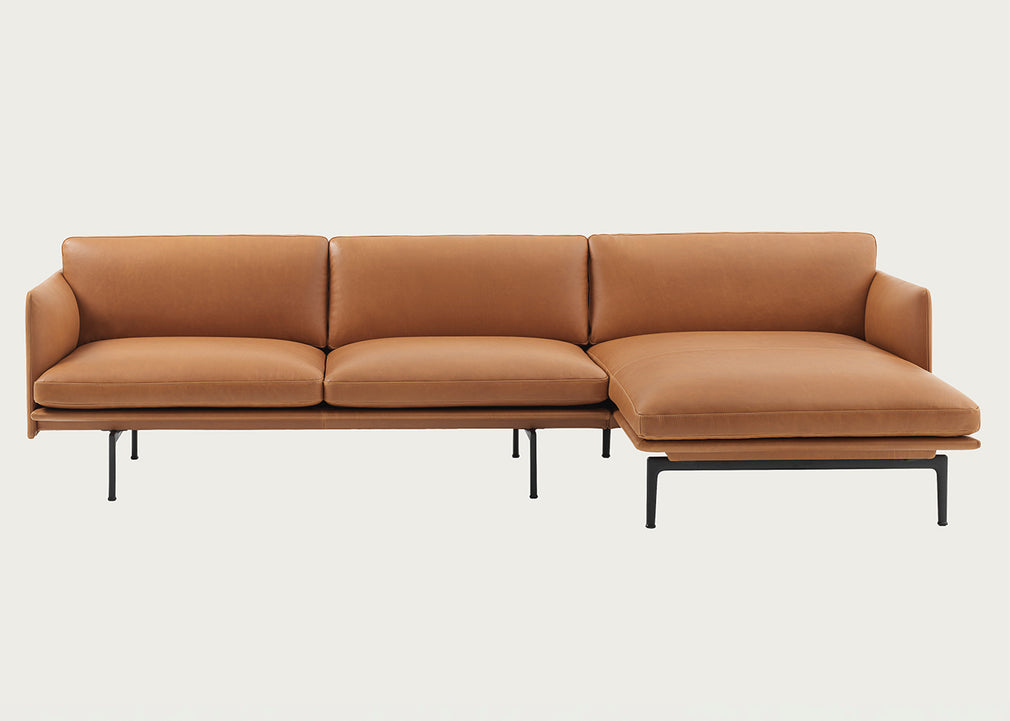 Outline Corner Chaise Sofa Right Hand Facing