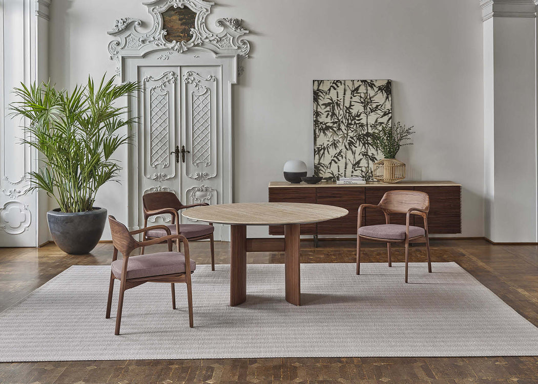 Ella Dining Chair Canaletta Walnut