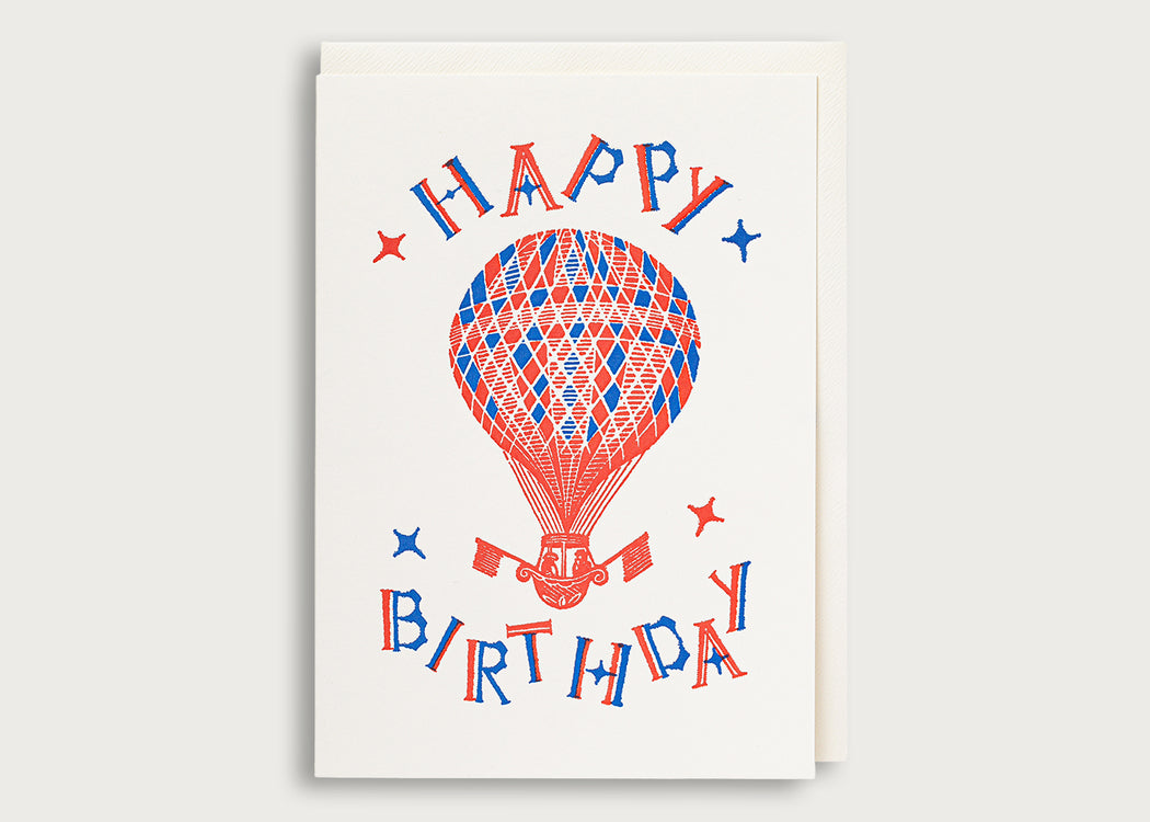 Hot Air Balloon Card