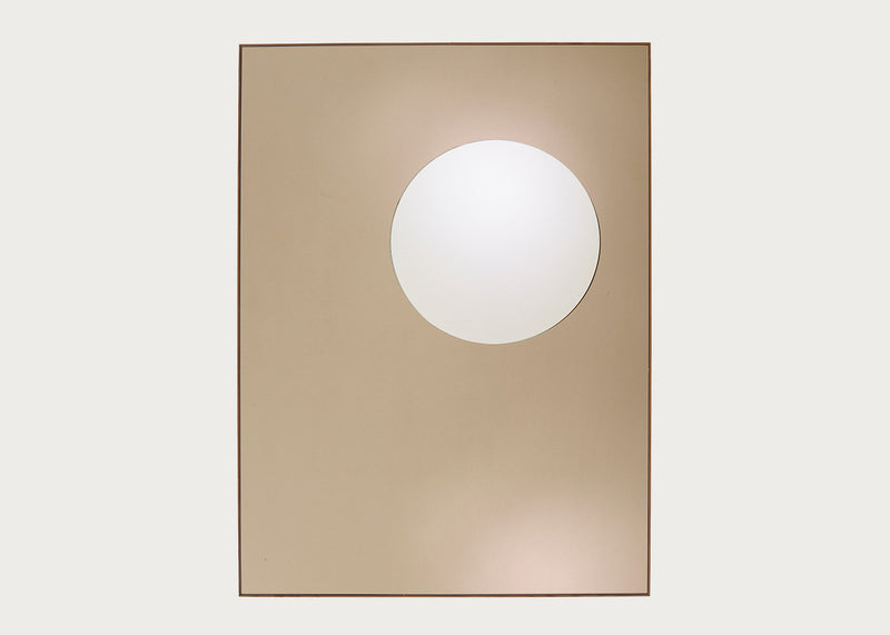 Demi-Teintes Wall Mirror Walnut Small