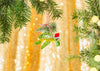 Turtle with Christmas Tree Shaped Bauble Decoration