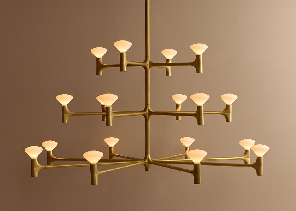 Root 3 Tier Chandelier