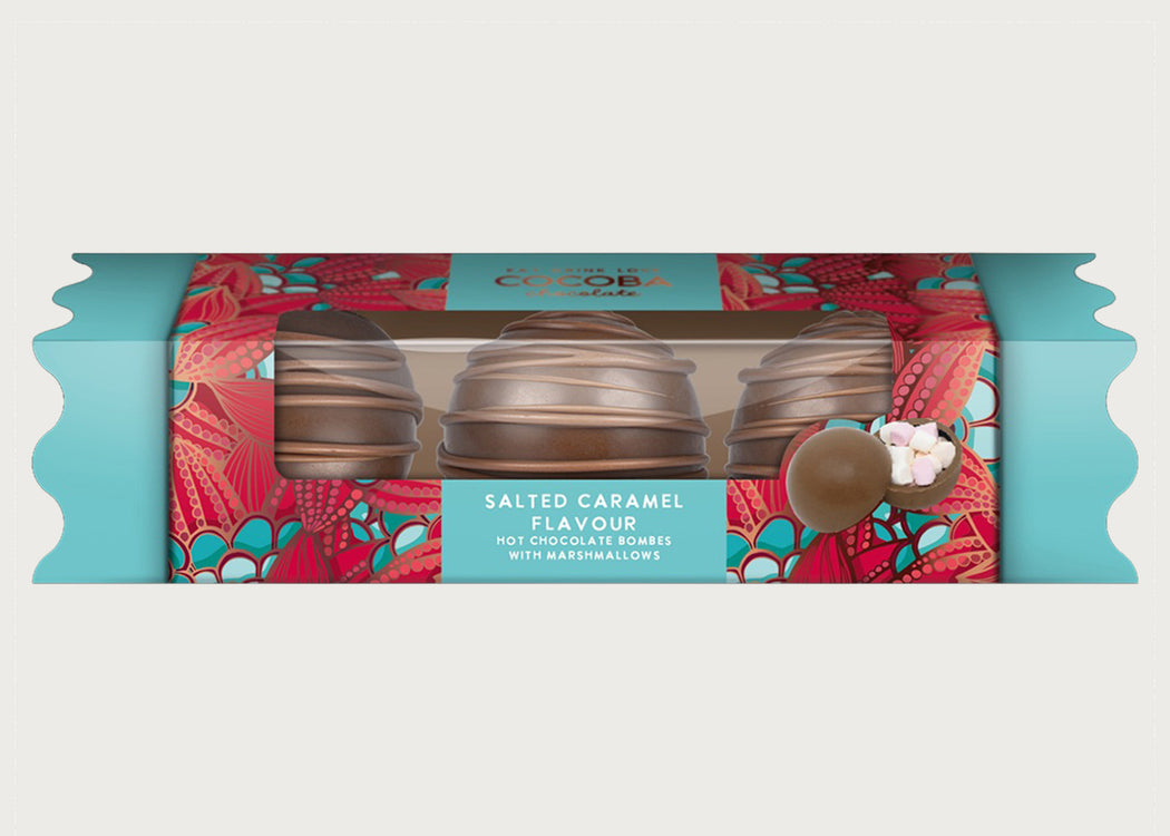 Salted Caramel Hot Chocolate 3 Bombe Cracker