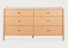 Scoop 6 Drawer Wide Chest