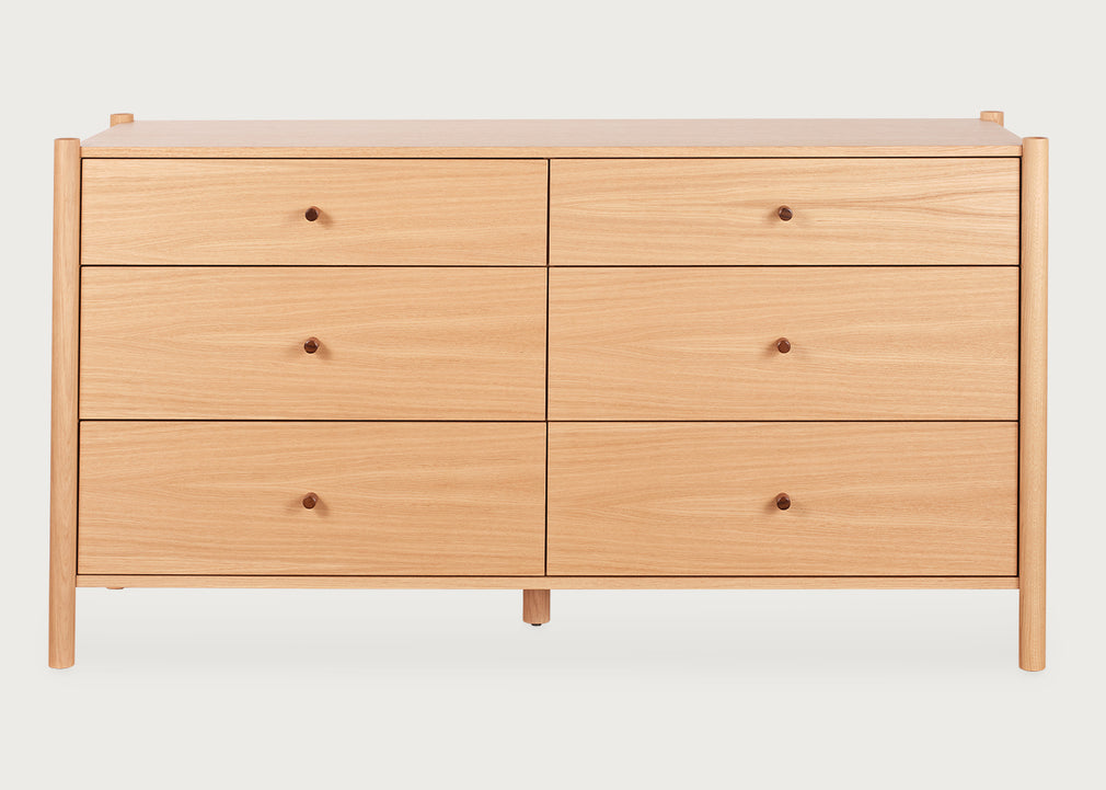 Scoop 6 Drawer Wide Chest