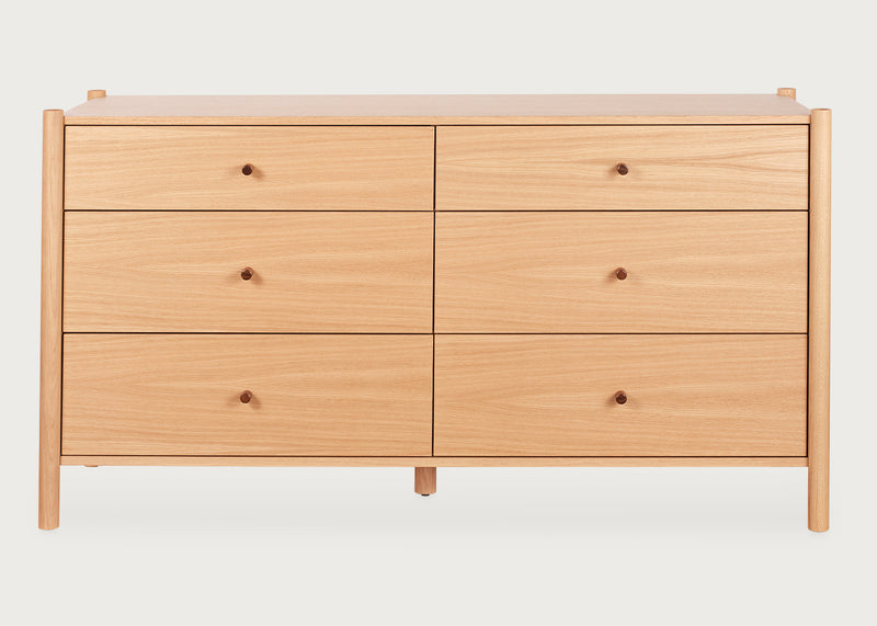 Scoop 6 Drawer Wide Chest