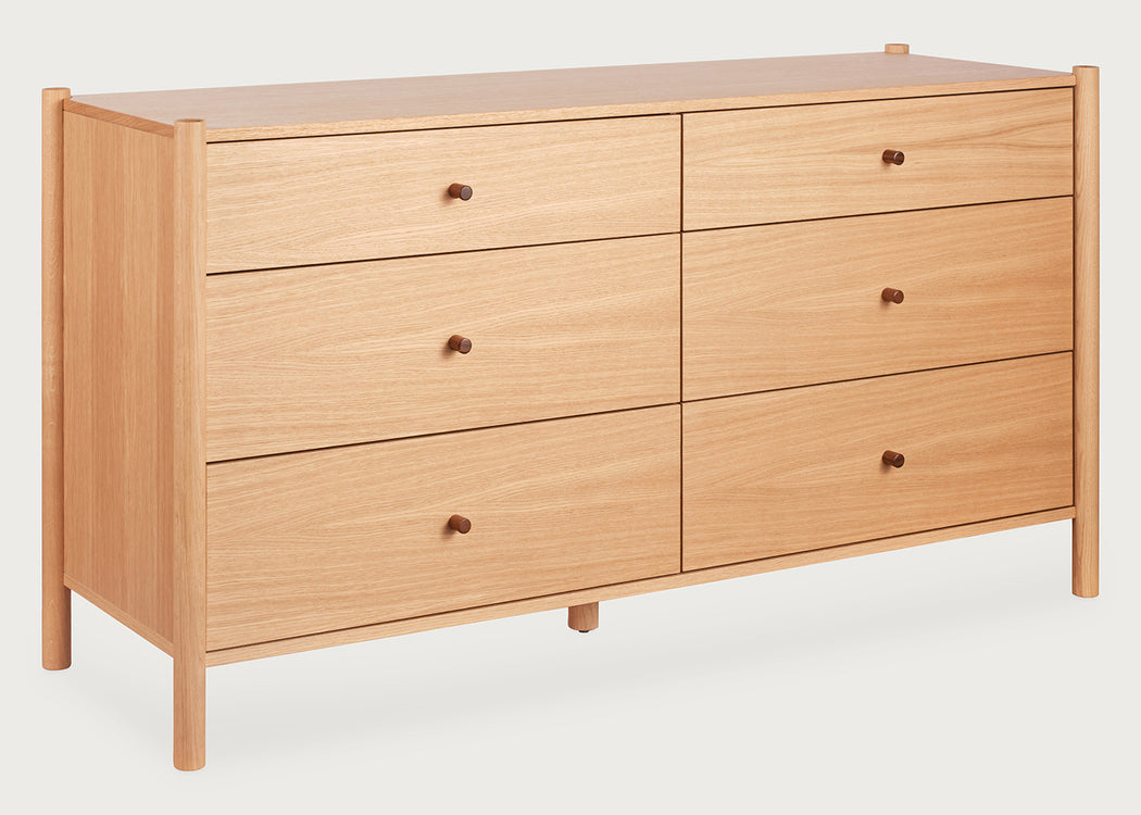 Scoop 6 Drawer Wide Chest