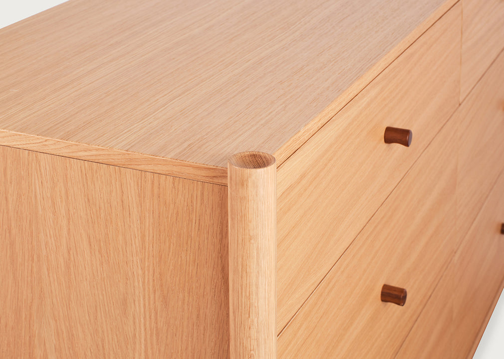 Scoop 6 Drawer Wide Chest