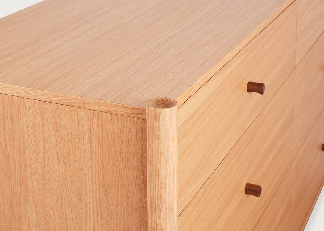 Scoop 6 Drawer Wide Chest