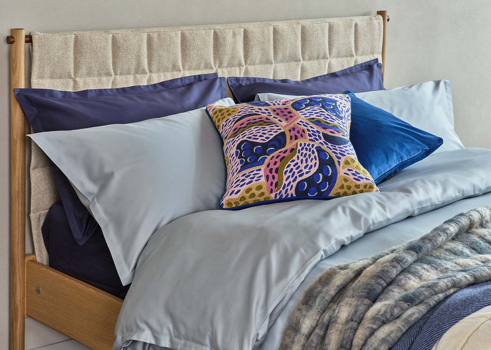 400 Thread Count Egyptian Sateen Flat Sheet Mist