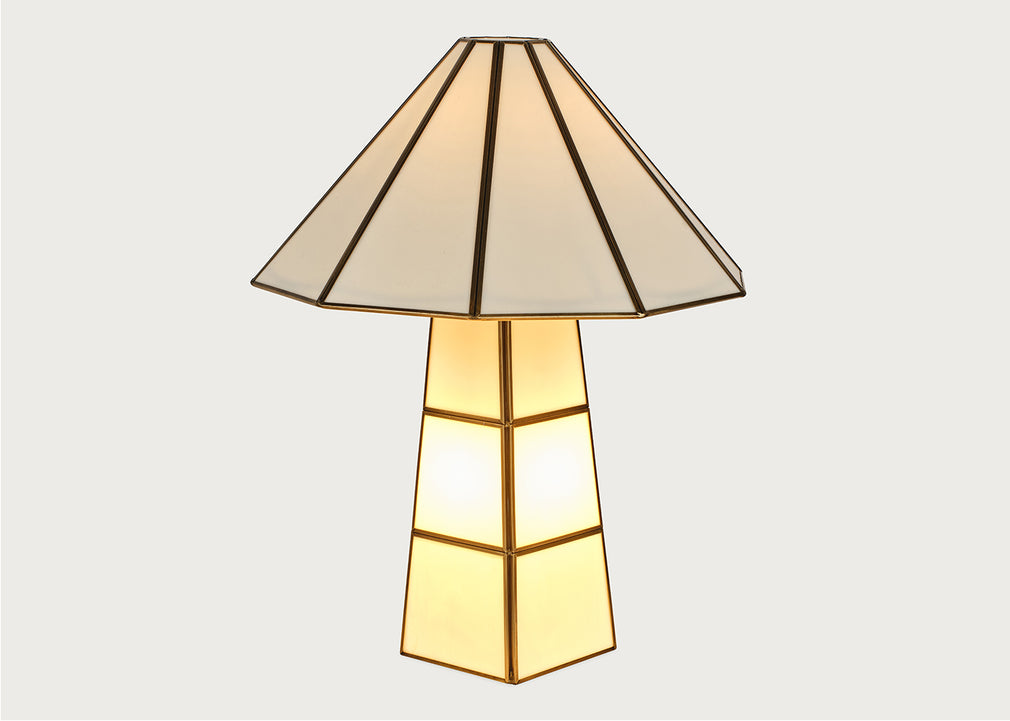Shimada Glass Table Lamp Cone