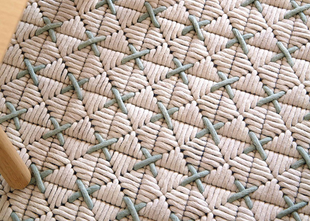 Silai Rug Green