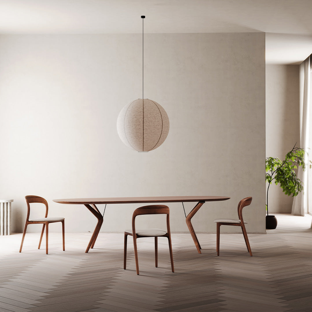 Lakri Oval Table and Neva Dining Chair by Artisan