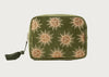 Sun Goddess Velvet Wash Bag Fern