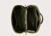 Sun Goddess Velvet Open Flat Makeup Bag Fern