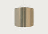 Ticking Stripe Lampshade Thin Natural/Black