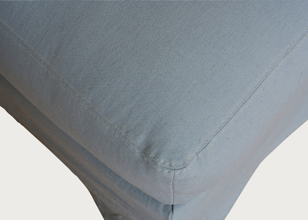 Tailor Loose Cover Square Footstool