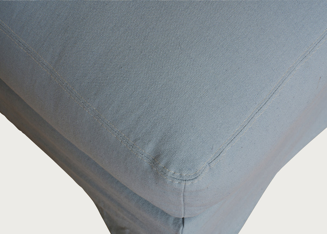 Tailor Loose Cover Square Footstool