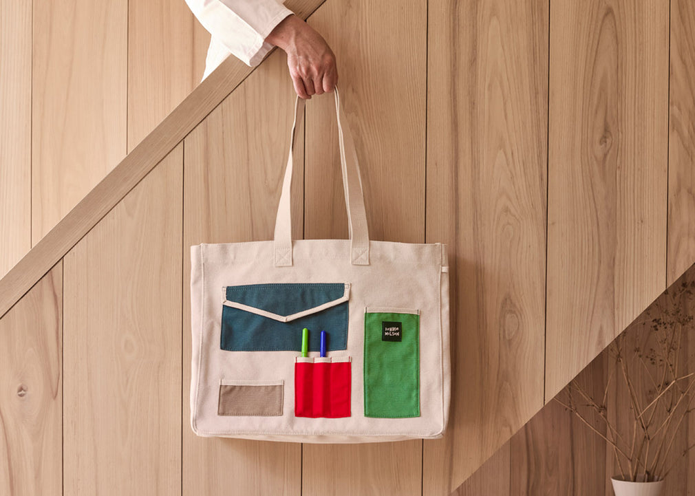 Patch Cotton Shopper Large