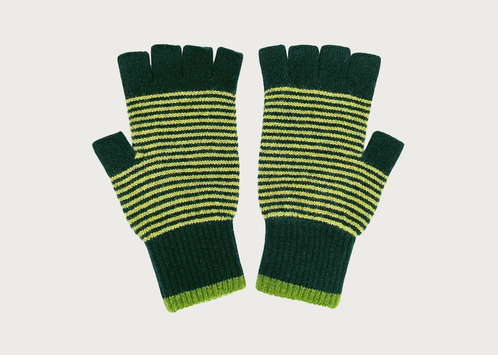 Unisex Lambswool Fingerless Gloves