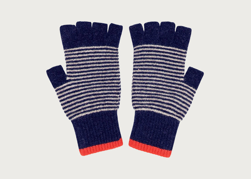 Unisex Lambswool Fingerless Gloves