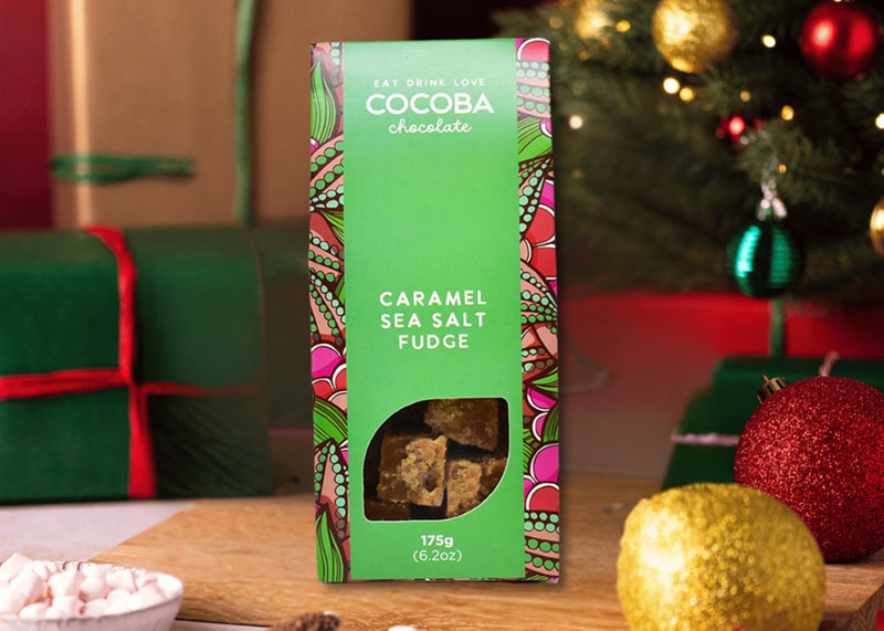 Caramel Sea Salt Fudge