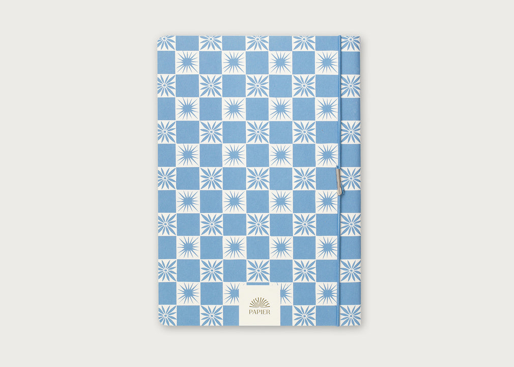 Checkboard and Foil Icon Set of 2 Notebooks