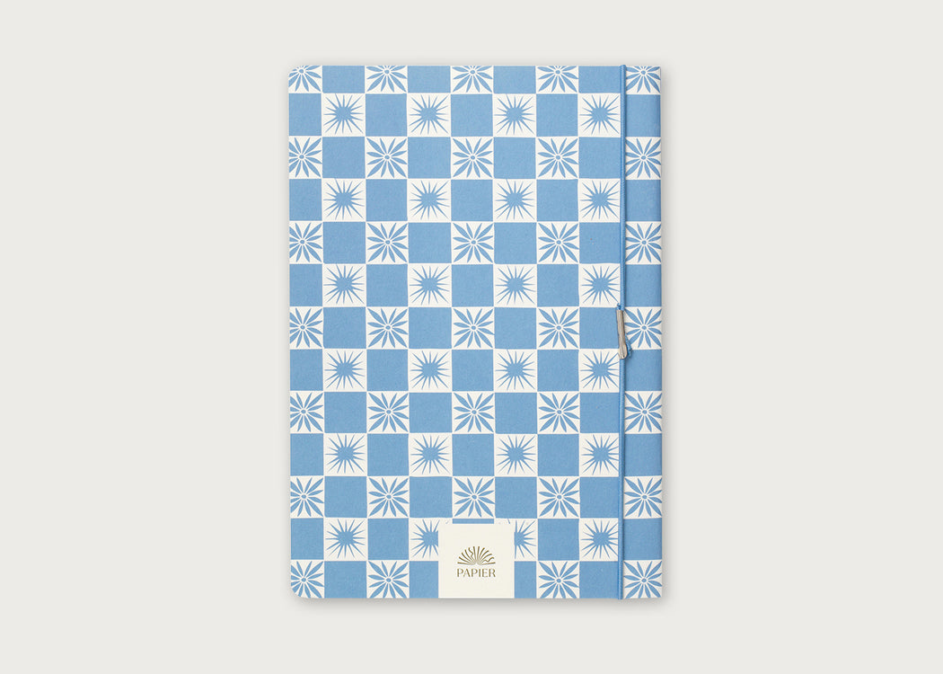 Checkboard and Foil Icon Set of 2 Notebooks