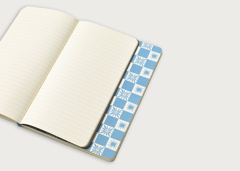 Checkboard and Foil Icon Set of 2 Notebooks