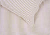 Washed Linen Blend Natural Stripe Duvet Cover