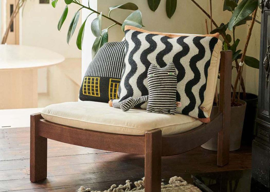 Walvelength Large Square Cushion