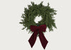 Wreath with Red Velvet Bow