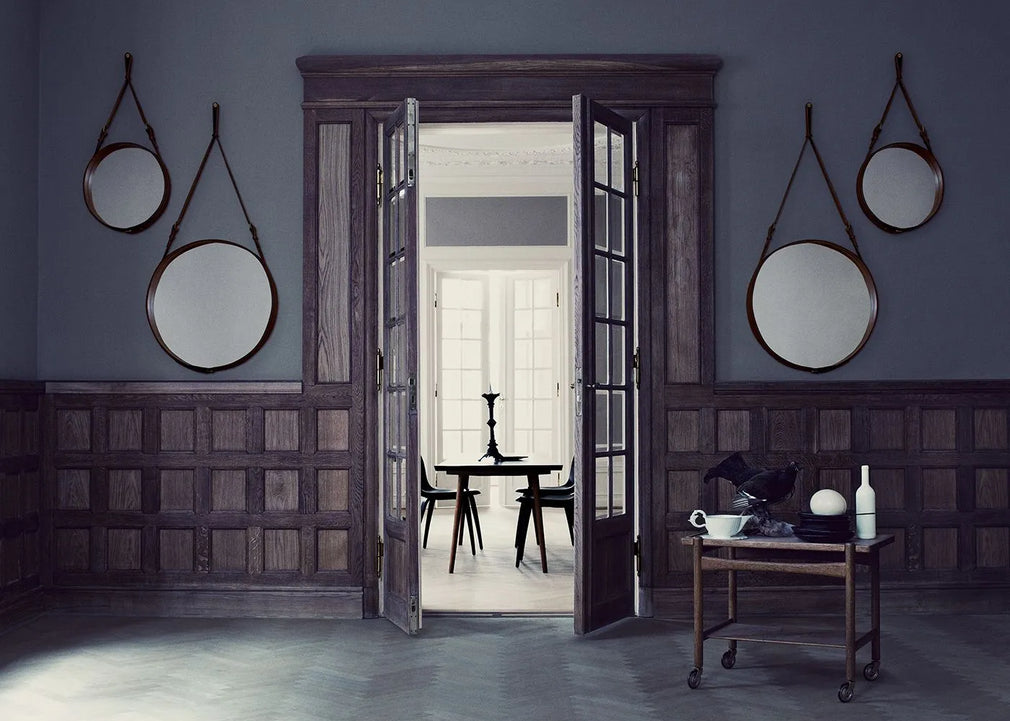 Adnet Circular Wall Mirror